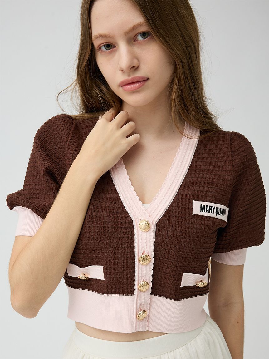 LILY BROWN「【LILY BROWN&times;MARY QUANT】ニットカーディガン」|カーディガン|