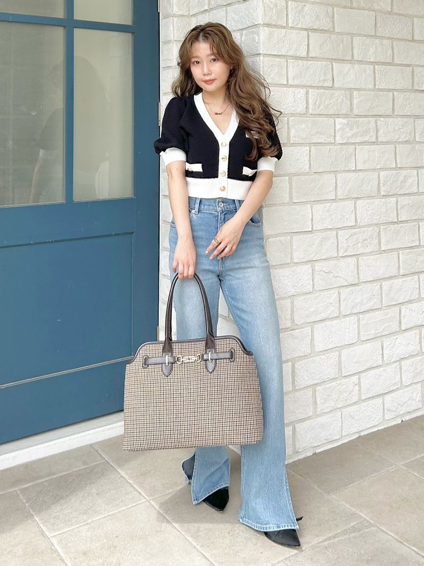 LILY BROWN「【LILY BROWN&times;MARY QUANT】ニットカーディガン」|カーディガン|