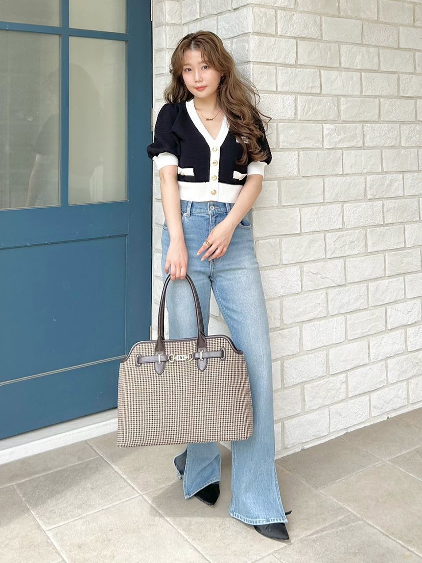 LILY BROWN「【LILY BROWN&times;MARY QUANT】ニットカーディガン」|カーディガン|