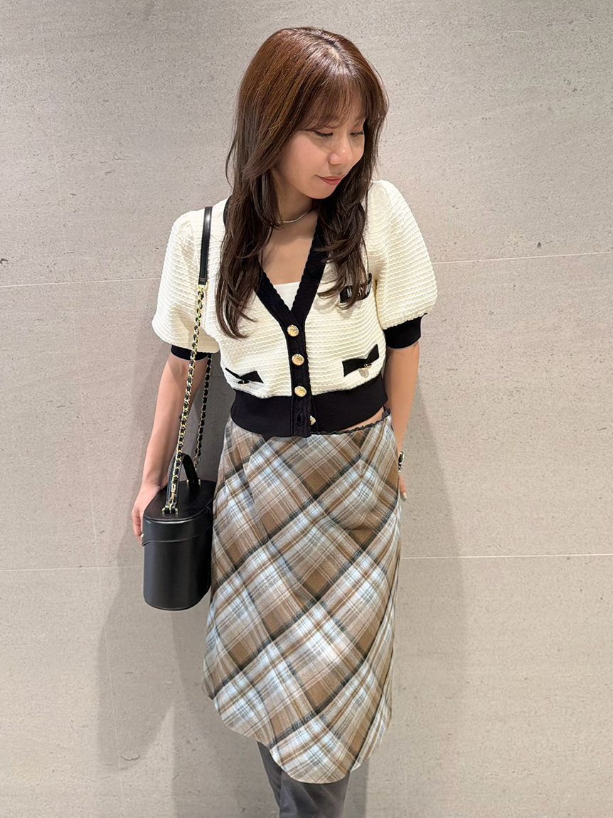 LILY BROWN「【LILY BROWN&times;MARY QUANT】ニットカーディガン」|カーディガン|