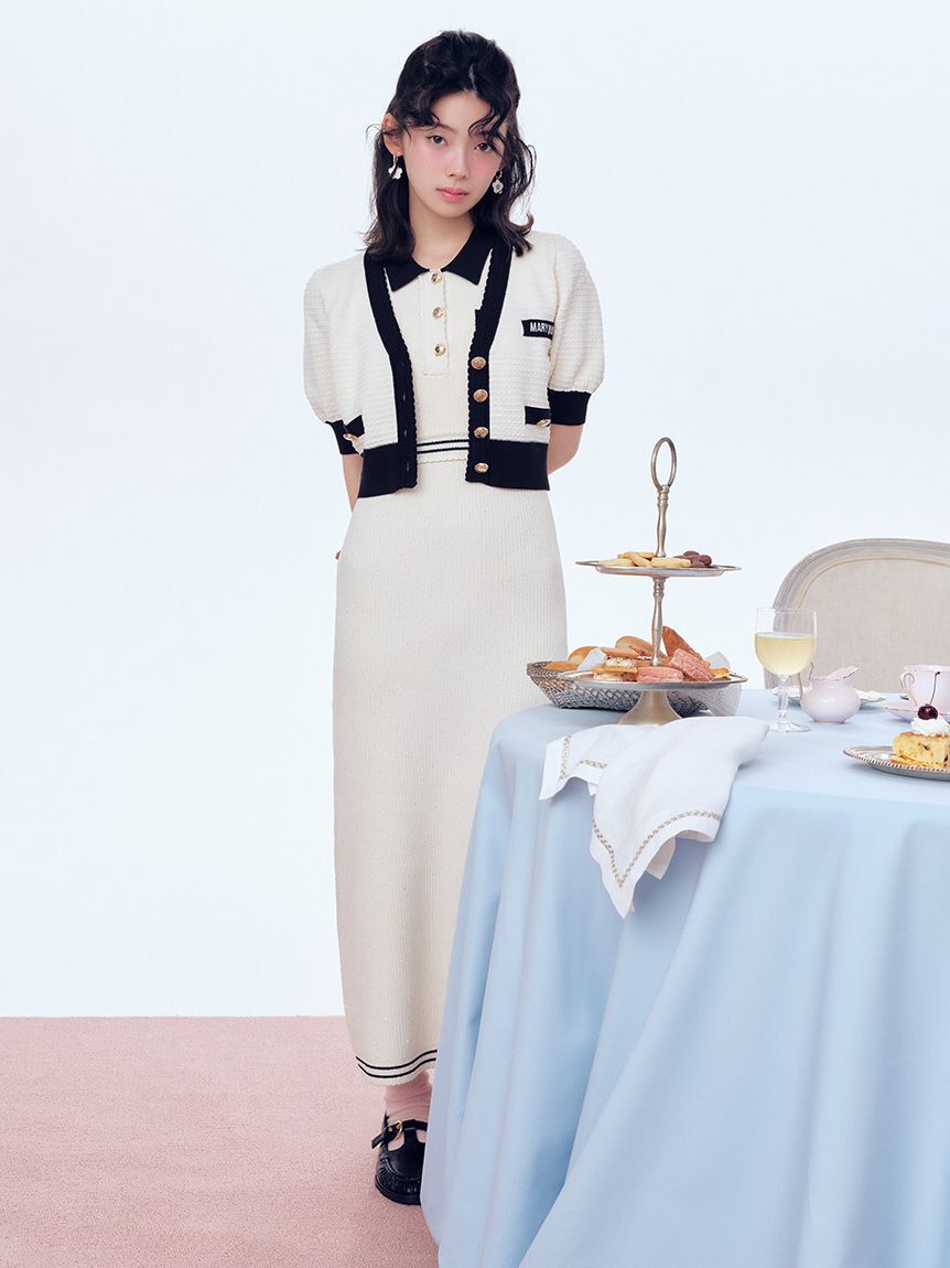 LILY BROWN「【LILY BROWN&times;MARY QUANT】ニットカーディガン」|カーディガン|