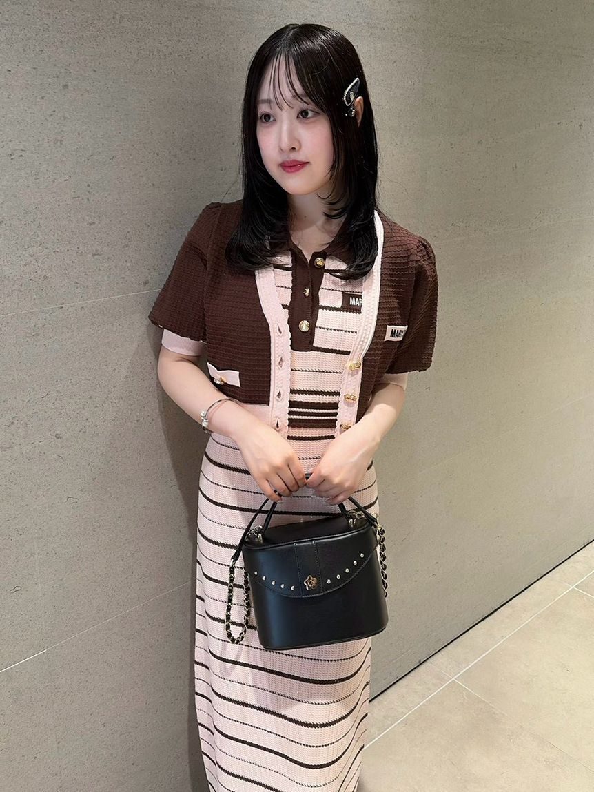 LILY BROWN「【LILY BROWN&times;MARY QUANT】ニットカーディガン」|カーディガン|