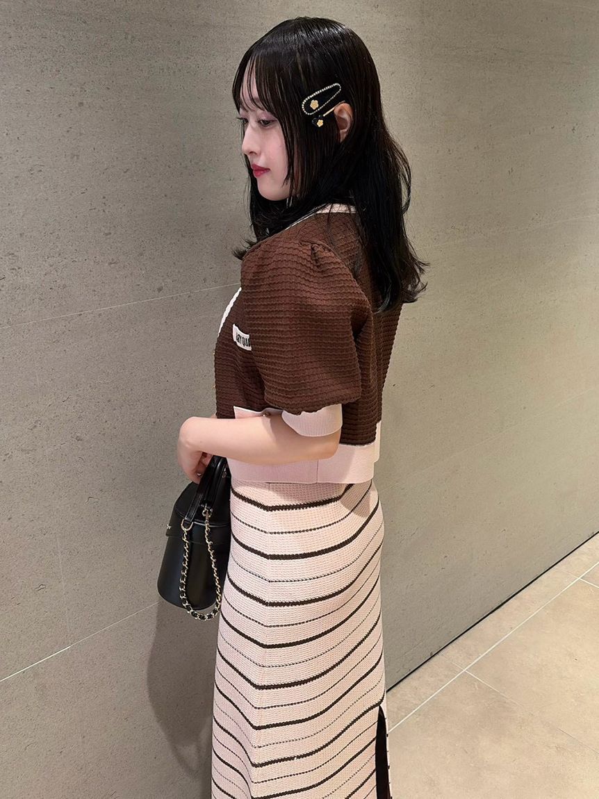 LILY BROWN「【LILY BROWN&times;MARY QUANT】ニットカーディガン」|カーディガン|