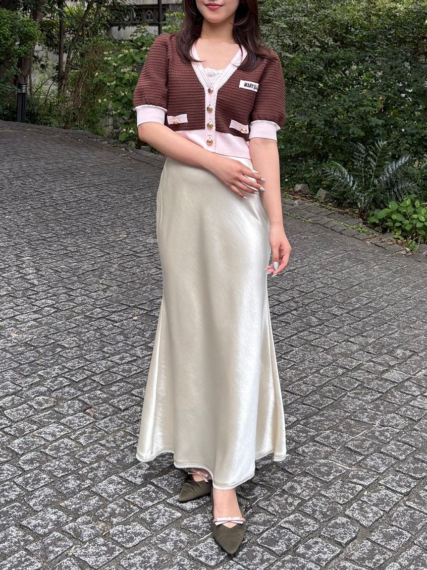 LILY BROWN「【LILY BROWN&times;MARY QUANT】ニットカーディガン」|カーディガン|