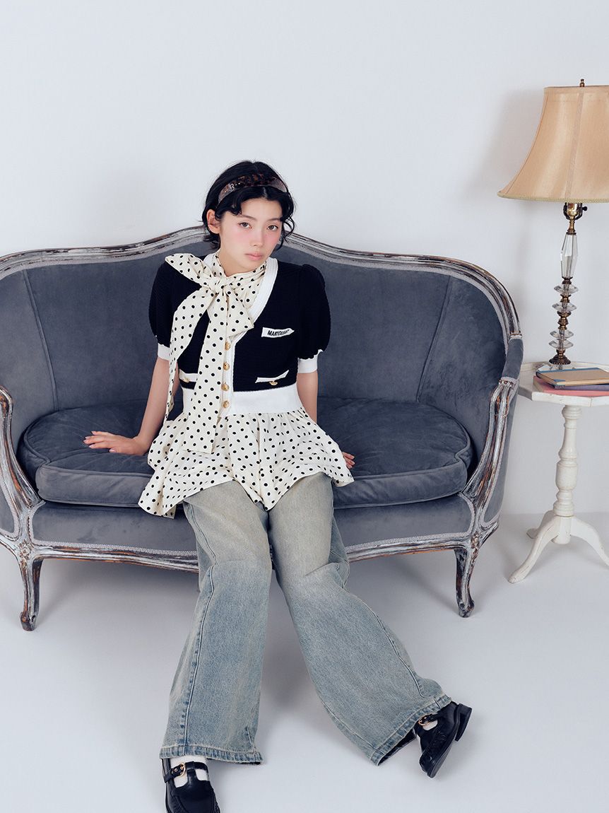 LILY BROWN「【LILY BROWN&times;MARY QUANT】ニットカーディガン」|カーディガン|