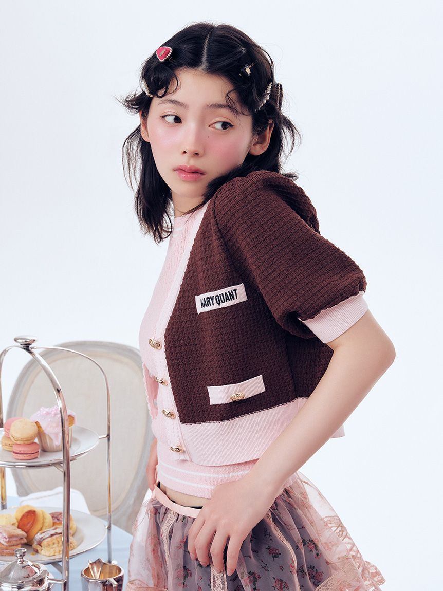 LILY BROWN「【LILY BROWN&times;MARY QUANT】ニットカーディガン」|カーディガン|BRW