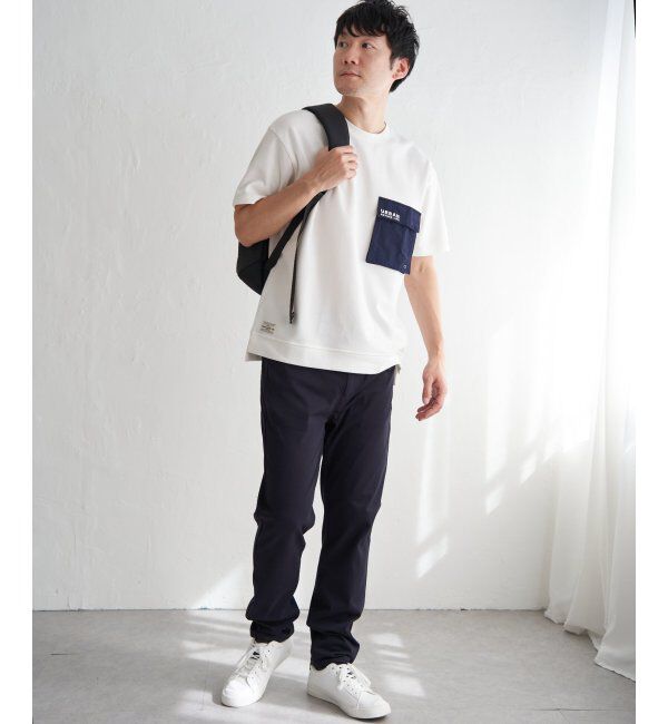 ikka「URBAN NATURE LIFE アーバンネイチャーライフ フラップポケットTシャツ」|Tシャツ・カットソー|