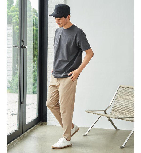 ikka「冷感DRYジョーゼットリブTシャツ」|Tシャツ・カットソー|