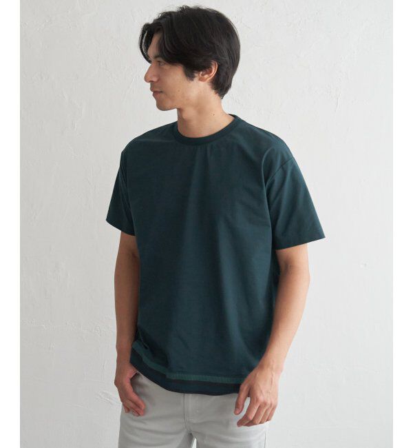 ikka「冷感DRYジョーゼットリブTシャツ」|Tシャツ・カットソー|