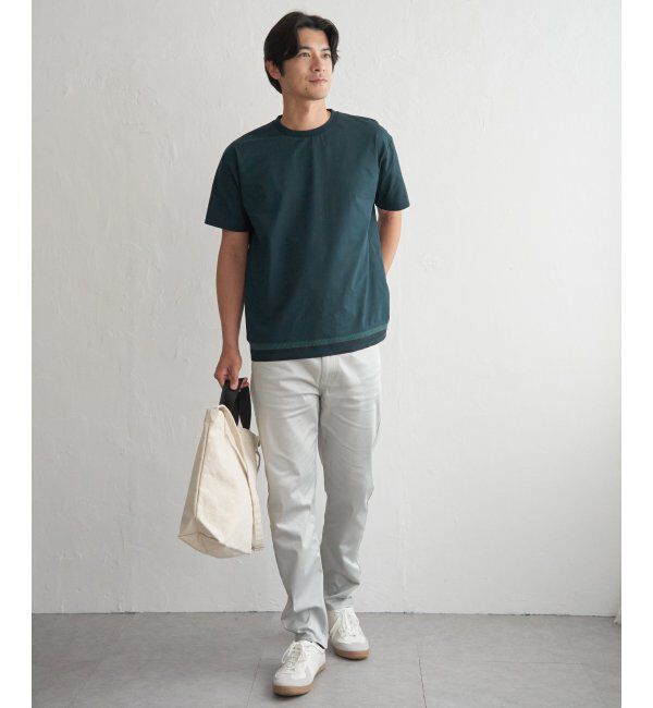 ikka「冷感DRYジョーゼットリブTシャツ」|Tシャツ・カットソー|