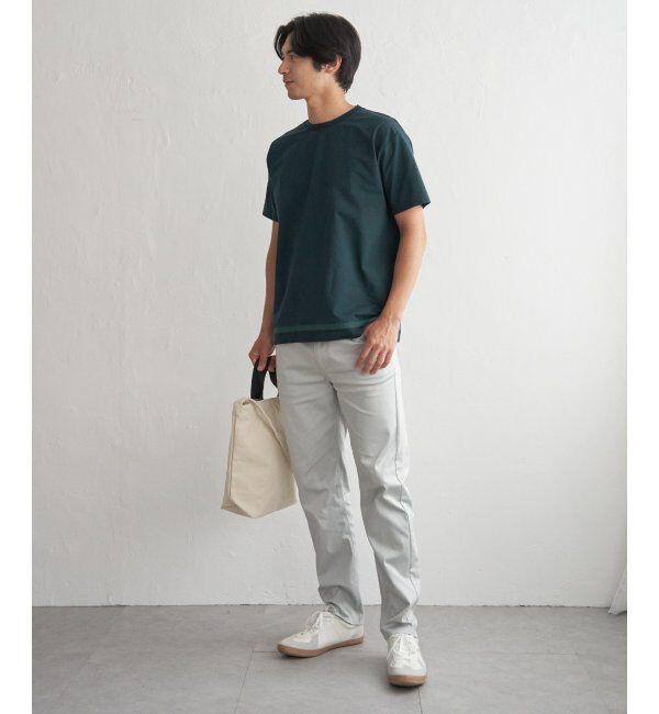ikka「冷感DRYジョーゼットリブTシャツ」|Tシャツ・カットソー|