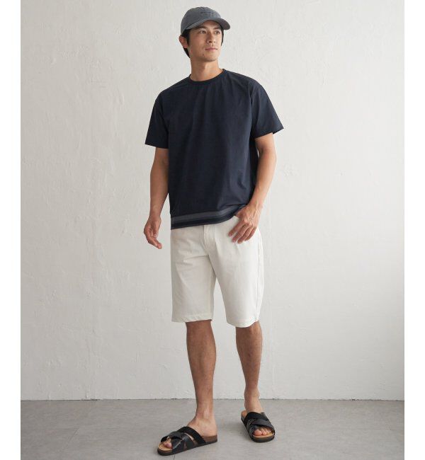 ikka「冷感DRYジョーゼットリブTシャツ」|Tシャツ・カットソー|