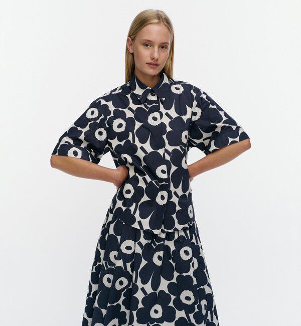 Marimekko「【アジア限定】Standardi Unikko シャツ」|シャツ・ブラウス|