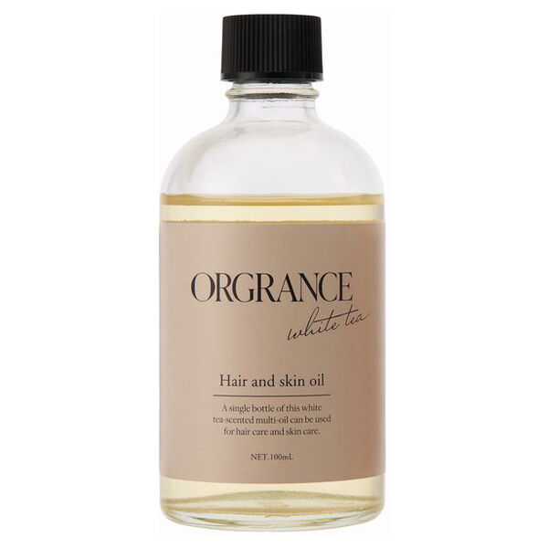  「ORGRANCE シルキーマルチオイル さらっとしたオイル/ホワイトティーの香り (100ml)」|洗い流さないトリートメント|