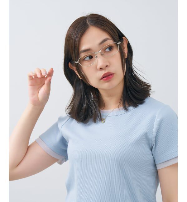  「STANDARD スクエア型 メガネ | チタン 軽量 メタル 高級感 伊達メガネ メンズ ビジネス レンズ交換券付」|メガネ|