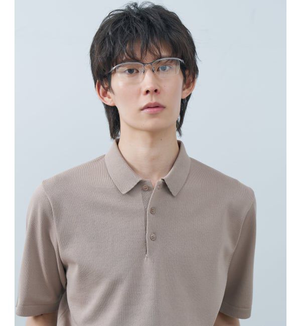  「STANDARD スクエア型 メガネ | チタン 軽量 メタル 高級感 伊達メガネ メンズ ビジネス レンズ交換券付」|メガネ|