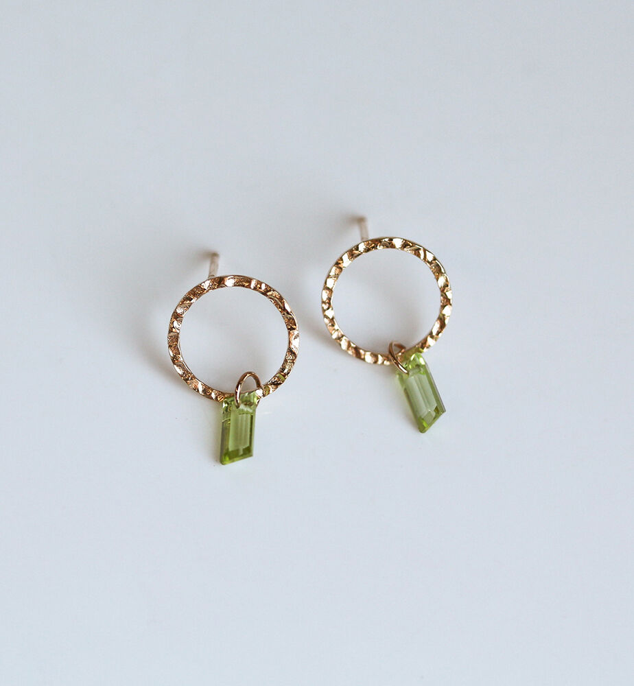  「ペリドット  ピアス | K10YG」|ピアス|