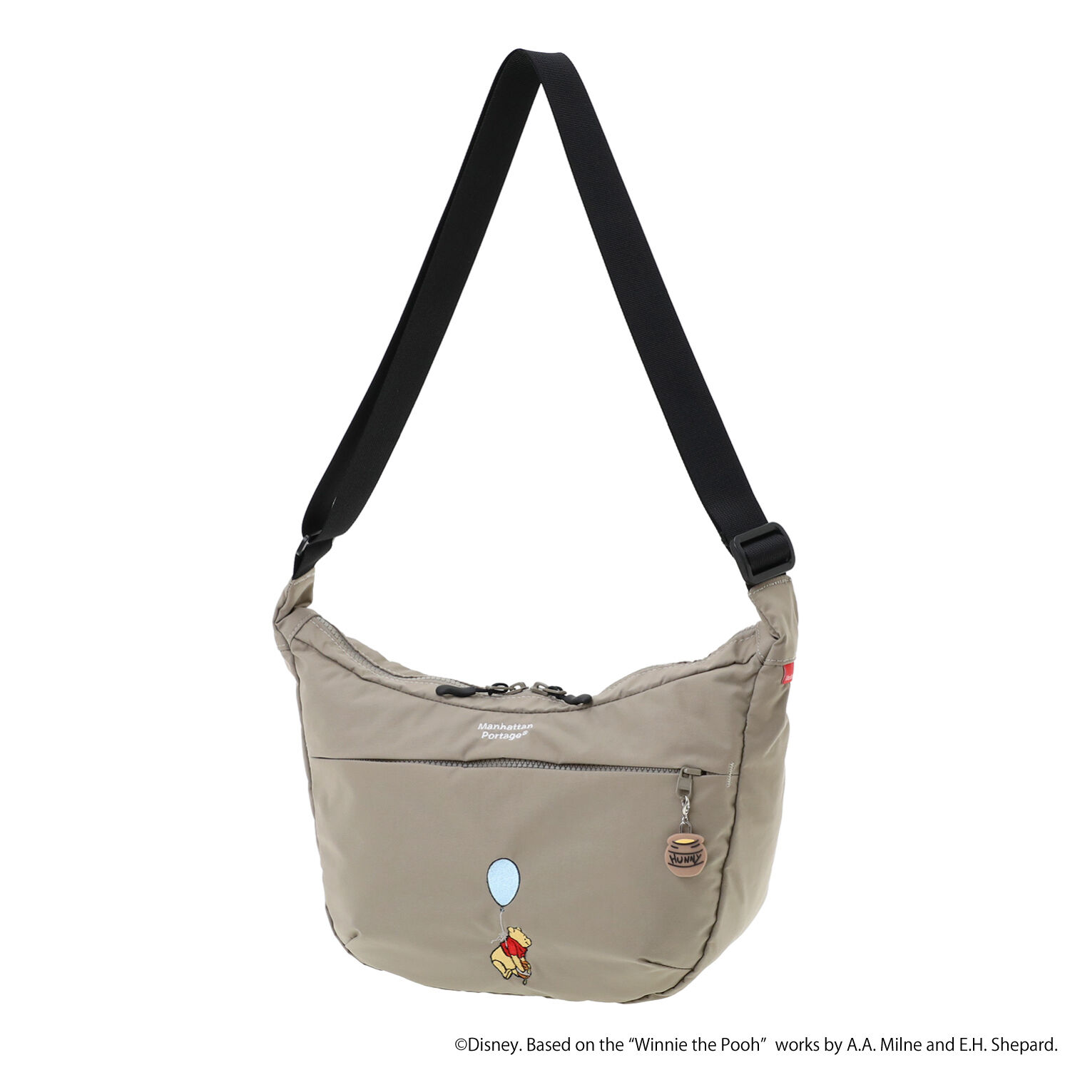 Manhattan Portage「DUET SHOULDER BAG NYLON TUSSAH QUILL 25 / POOH」|ショルダー・メッセンジャー|BEG