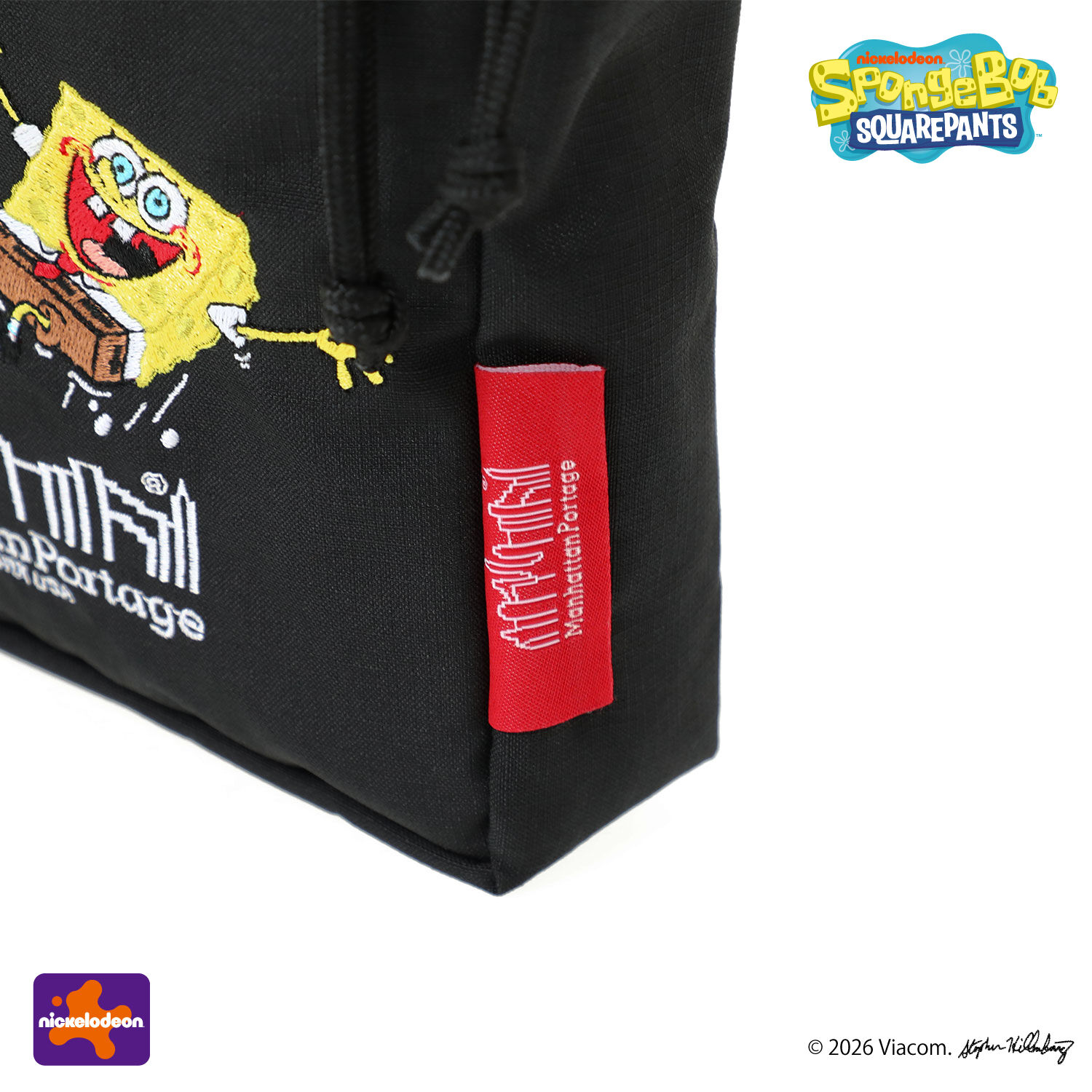 Manhattan Portage「CITY LIGHTS (SM) W/PL VER 2 BP CORDURA RIPSTOP POLYESTER / SPONGE BOB」|ショルダー・メッセンジャー|