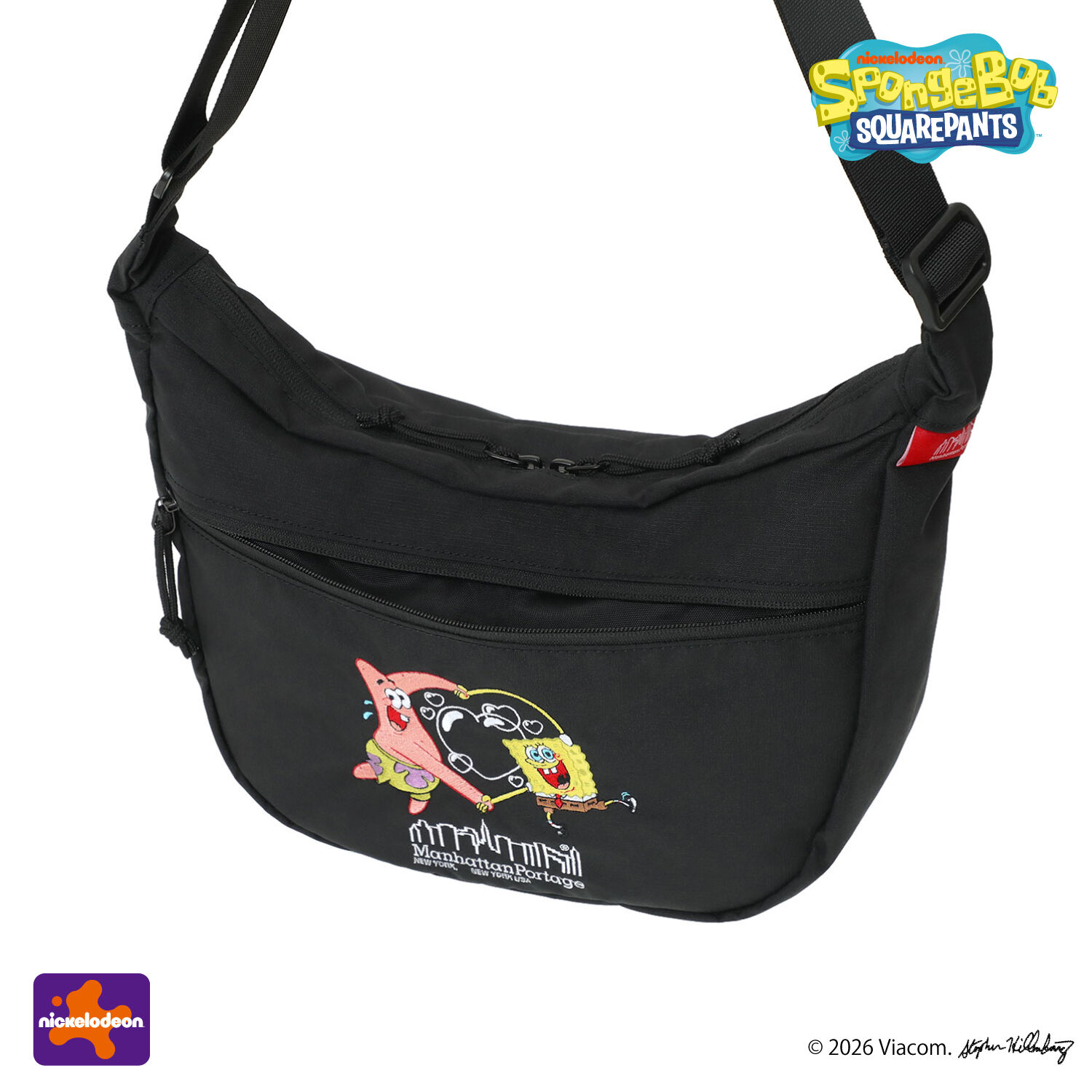 Manhattan Portage「DUET ACTION BAG CORDURA RIPSTOP POLYESTER / SPONGE BOB」|ショルダー・メッセンジャー|