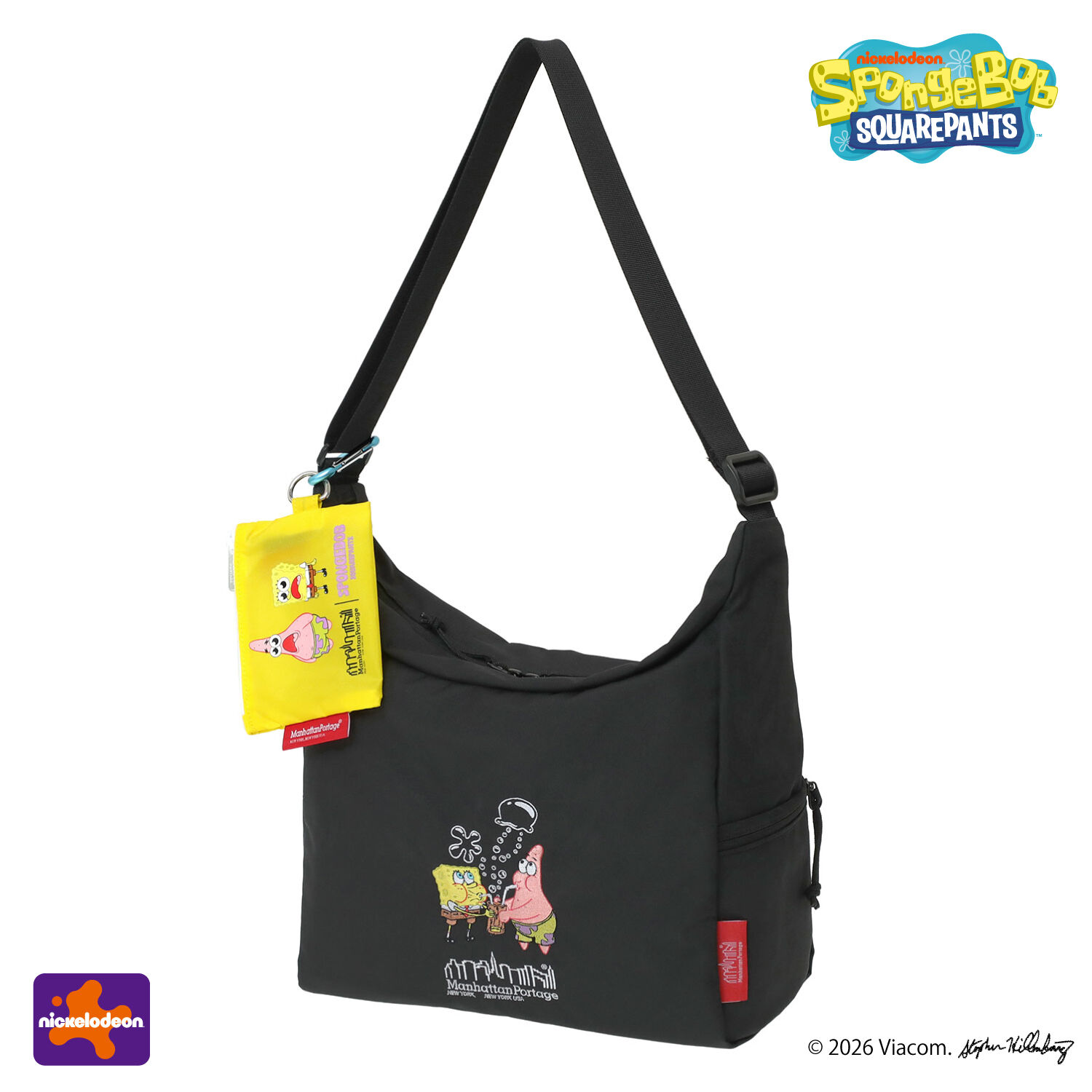 Manhattan Portage「BED-STUY SHOULDER BAG CORDURA RIPSTOP POLYESTER / SPONGE BOB」|ショルダー・メッセンジャー|