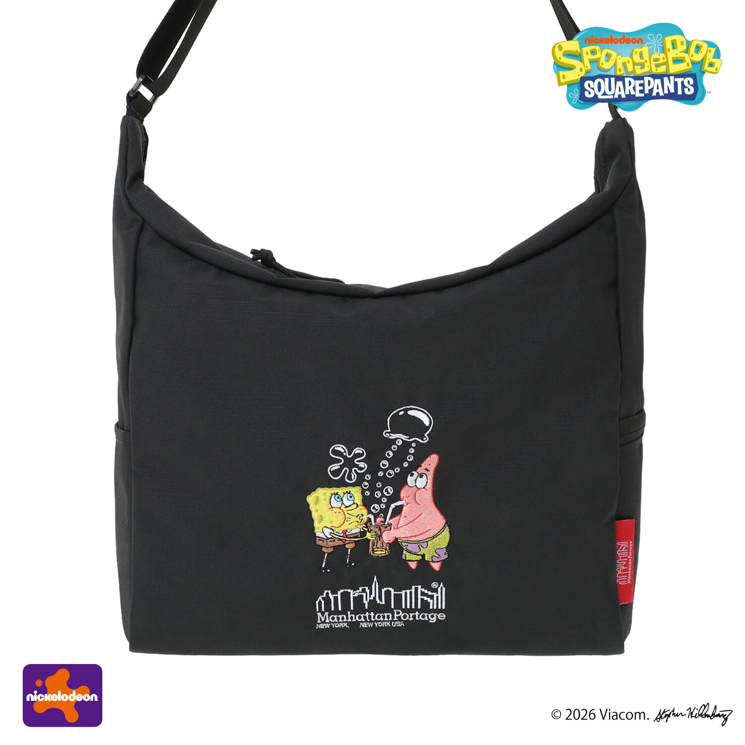 Manhattan Portage「BED-STUY SHOULDER BAG CORDURA RIPSTOP POLYESTER / SPONGE BOB」|ショルダー・メッセンジャー|