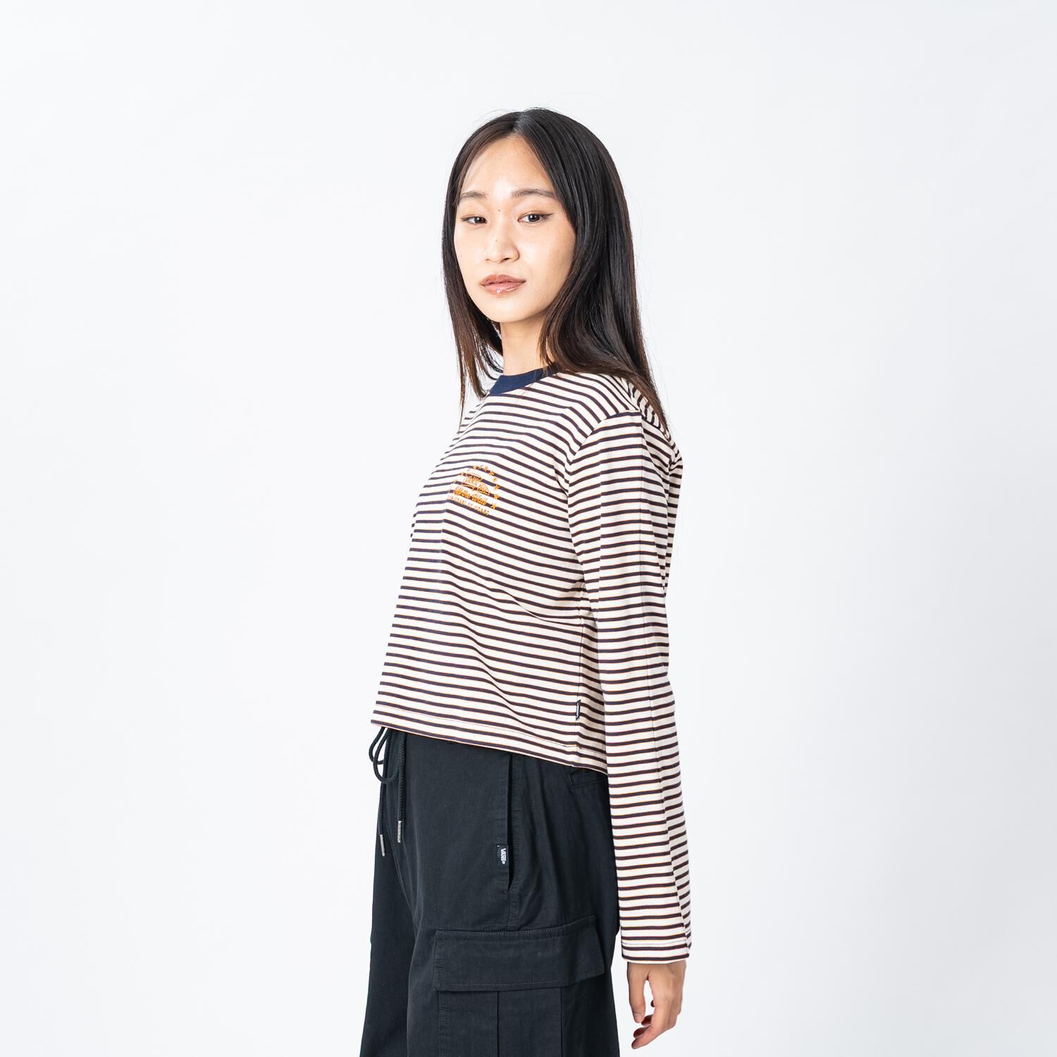 VANS「【VANSｱﾊﾟﾚﾙ(WJ)】W OFF THE WALL LS-TSHIRT」|Tシャツ・カットソー|