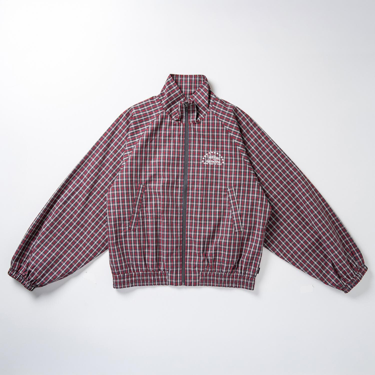 VANS「【VANSｱﾊﾟﾚﾙ(WJ)】W CHECK ZIP BLOUSON」|ポロシャツ|レッド