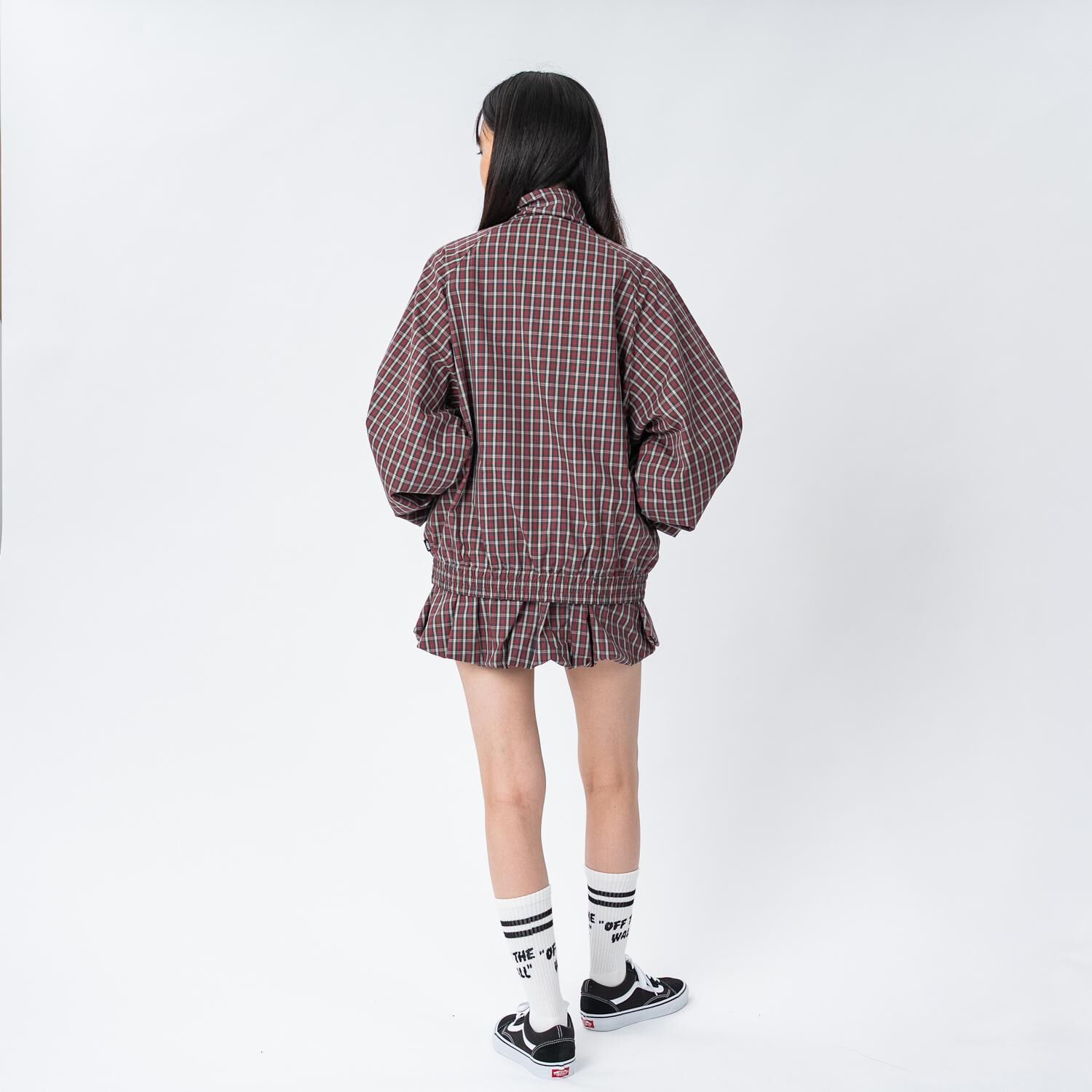 VANS「【VANSｱﾊﾟﾚﾙ(WJ)】W CHECK ZIP BLOUSON」|ポロシャツ|