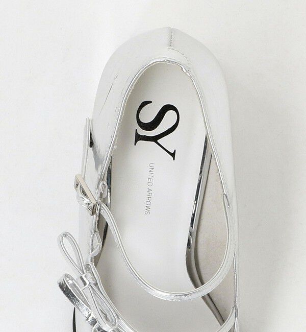 SY UNITED ARROWS「＜SY＞ダブルリボン スクエア パンプス60&uarr;」|パンプス|