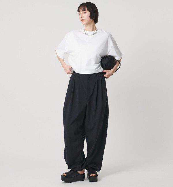 UNITED ARROWS「レザー プラットフォーム ミュール/サンダル」|サンダル|