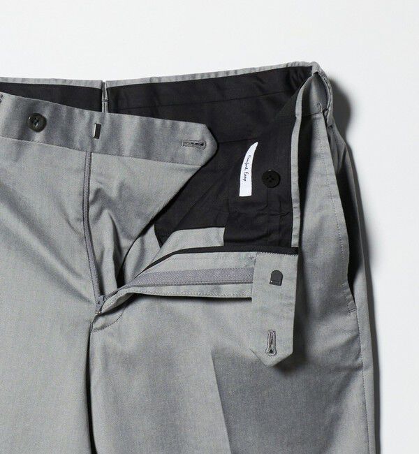 UNITED ARROWS「クールモーション ツイル サイドエクステンド ノープリーツ スラックス COMFORT EASY‐MODEL 接触冷感 吸水」|スラックス|