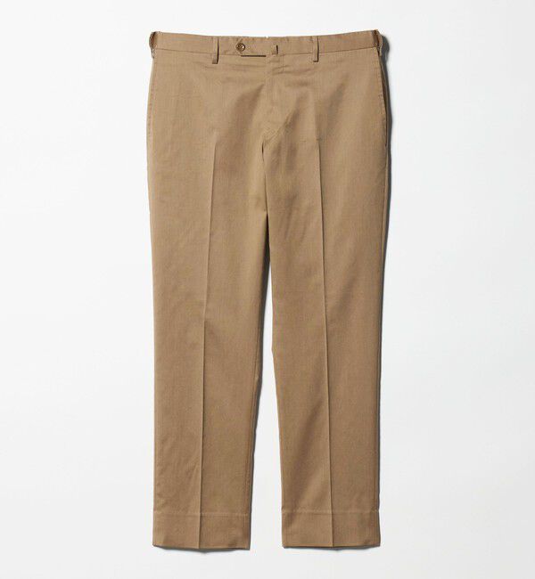 UNITED ARROWS「クールモーション ツイル サイドエクステンド ノープリーツ スラックス COMFORT EASY‐MODEL 接触冷感 吸水」|スラックス|