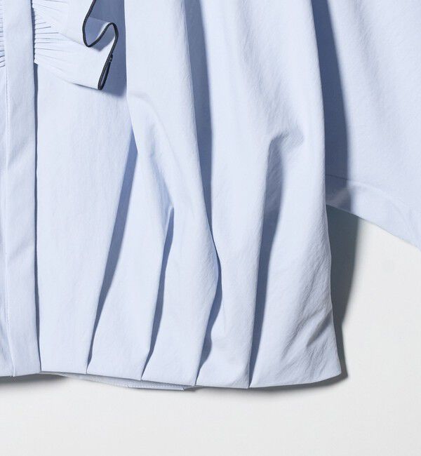 UNITED ARROWS「メロー フリル シャツ ブラウス ‐防しわ 吸水速乾 UVカット 遮熱性 接触冷感 ウォッシャブル‐」|シャツ・ブラウス|