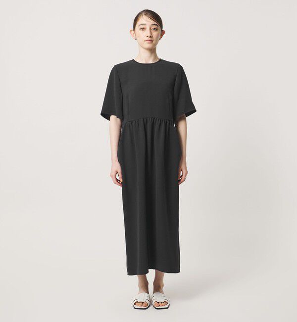 UNITED ARROWS「COMFY ショートスリーブ ワンピース ‐防汚 UVカット ウォッシャブル‐」|ワンピース|
