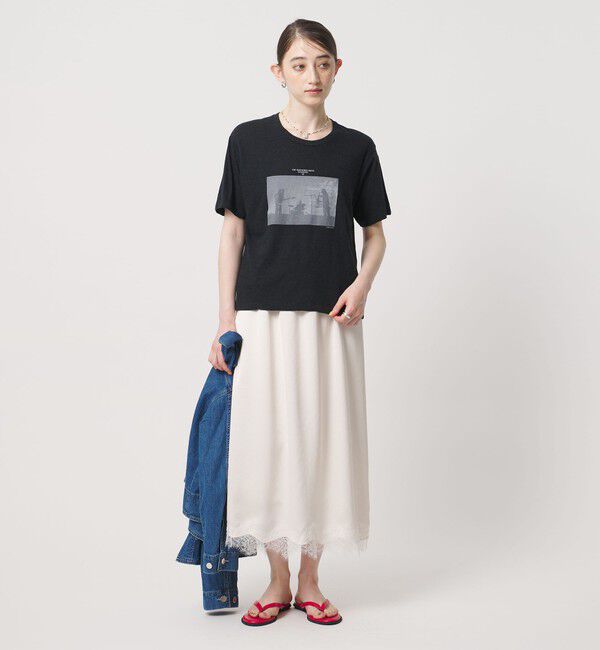 UNITED ARROWS「＜TICCA＞バンド プリント Tシャツ」|Tシャツ・カットソー|