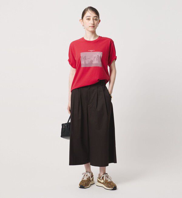 UNITED ARROWS「＜TICCA＞バンド プリント Tシャツ」|Tシャツ・カットソー|