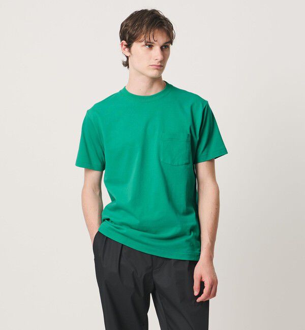 UNITED ARROWS「サンホーキンコットン テンジク ポケット Tシャツ」|Tシャツ・カットソー|