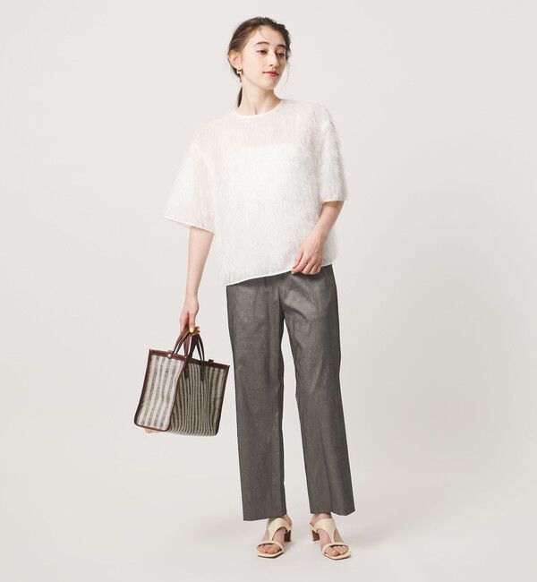 UNITED ARROWS「NALYA クロップドパンツ」|スラックス|