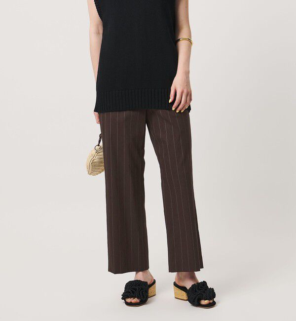 UNITED ARROWS「NALYA クロップドパンツ」|スラックス|
