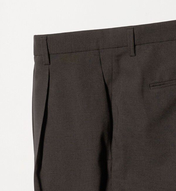 UNITED ARROWS「＜District＞ポリエステル トロピカル 1プリーツ テーパード パンツ」|スーツ|