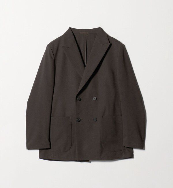 UNITED ARROWS「＜District＞ポリエステル トロピカル ダブル 4ボタン テーラードジャケット」|テーラードジャケット|
