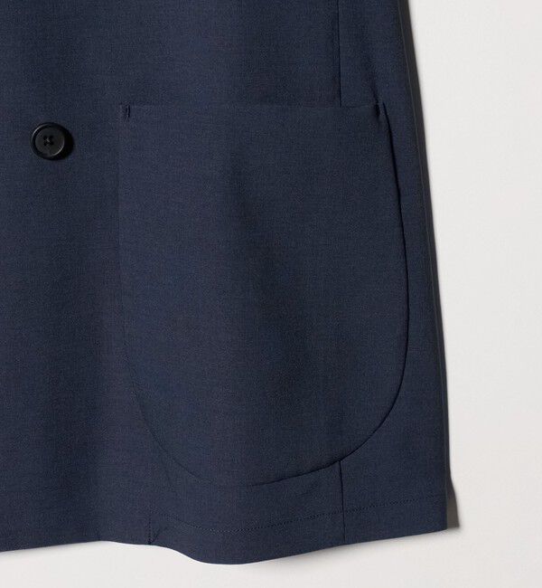 UNITED ARROWS「＜District＞ポリエステル トロピカル ダブル 4ボタン テーラードジャケット」|テーラードジャケット|