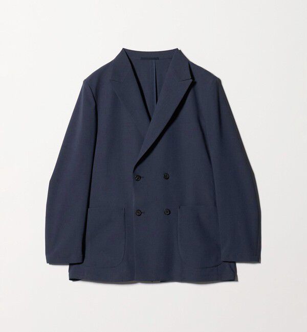 UNITED ARROWS「＜District＞ポリエステル トロピカル ダブル 4ボタン テーラードジャケット」|テーラードジャケット|