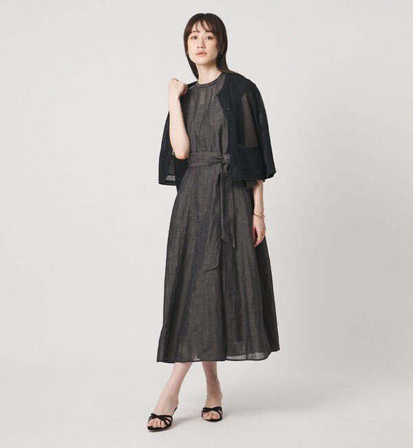 UNITED ARROWS「フレンチスリーブ ワンピース ‐ウォッシャブル‐」|ワンピース|