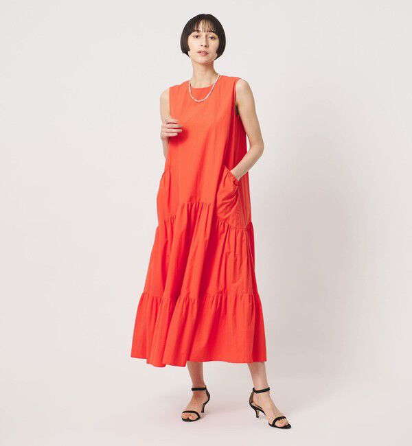 UNITED ARROWS「ポケット ティアード マキシ ワンピース」|ワンピース|