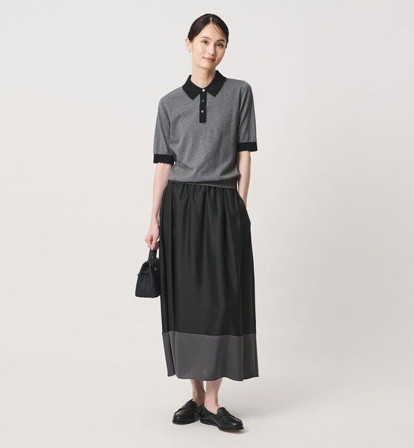UNITED ARROWS「クロシェ ポロニット ‐ウォッシャブル‐」|ニット・セーター|