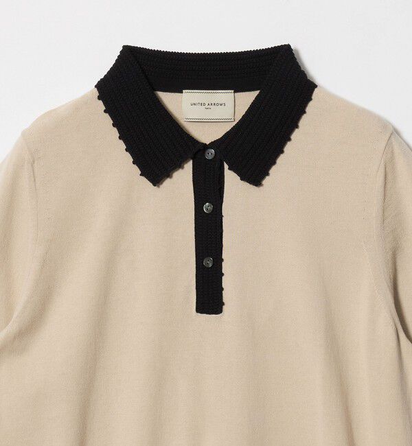 UNITED ARROWS「クロシェ ポロニット ‐ウォッシャブル‐」|ニット・セーター|