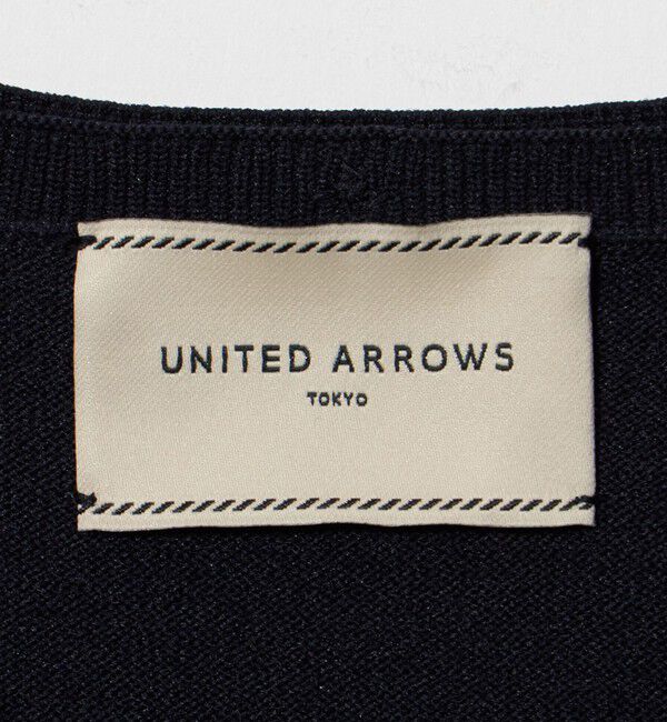 UNITED ARROWS「4WAY ボウタイレース ショートスリーブ ニット」|ニット・セーター|