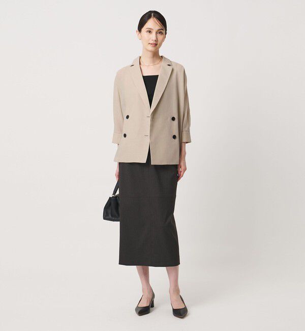 UNITED ARROWS「シアー ドルマン ブラウス ジャケット ‐ウォッシャブル‐」|テーラードジャケット|